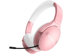Fones de Ouvido Bluetooth 5.0 com Ou Sem Microfone, para Console de Jogos e Computador, Rosa. SFUSHOS