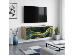 Vidaxl Armário De Tv Montado Na Parede Wijhe 102 X 33 X 40 Cm