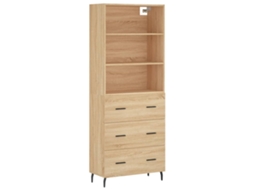Highboard, Highboards Vidaxl Marrom Madeira Processada (n/a)