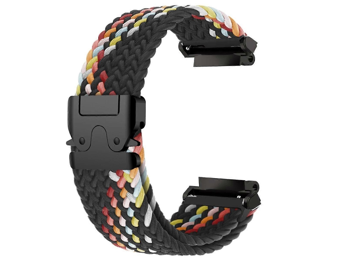 Pulseira De Relógio Trançada Com Fecho De Pressão Tipo Paraquedas