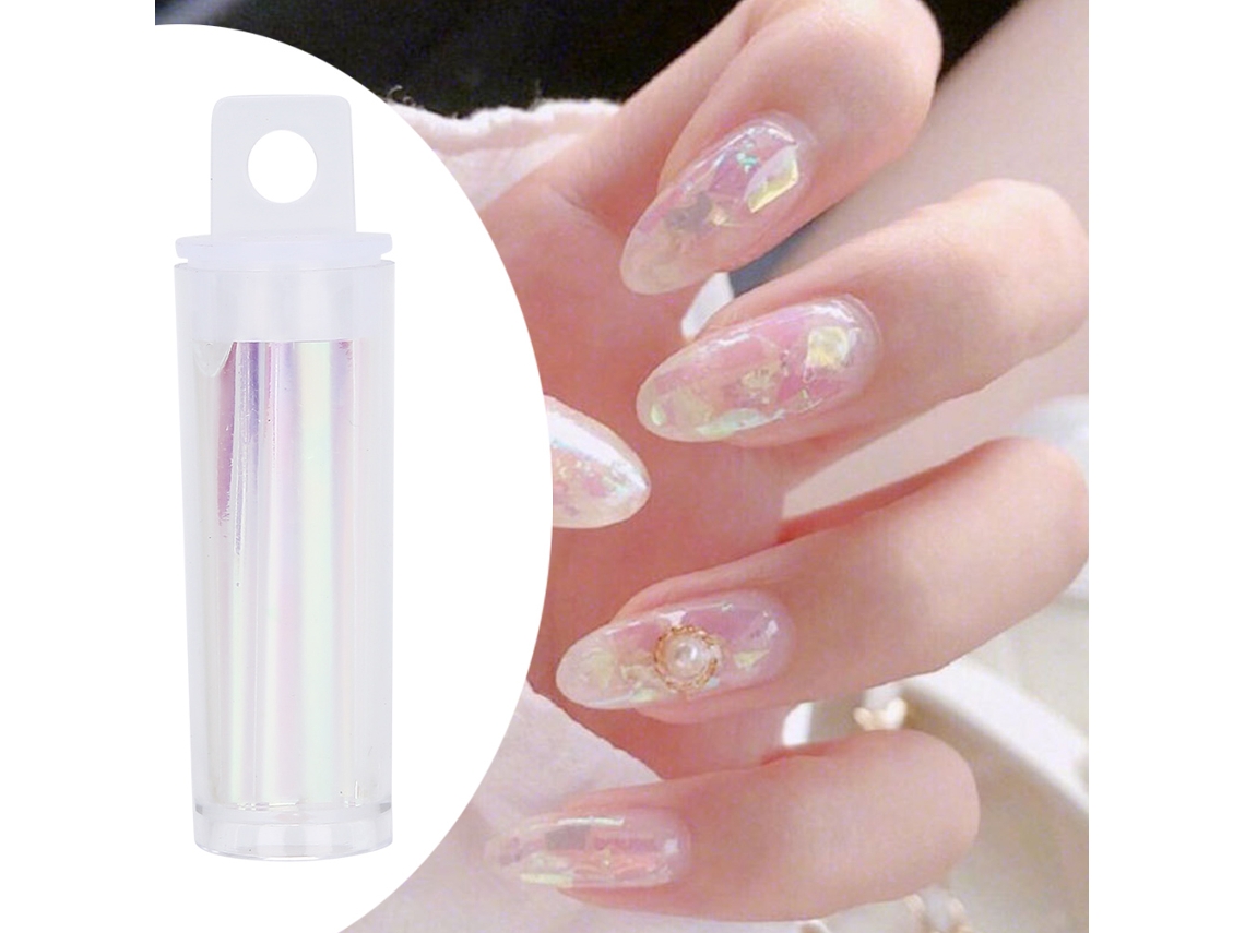 Folha De Vidro Para Unhas Aurora (iridescente Espelhado, Autoadesiva) Eoocoo