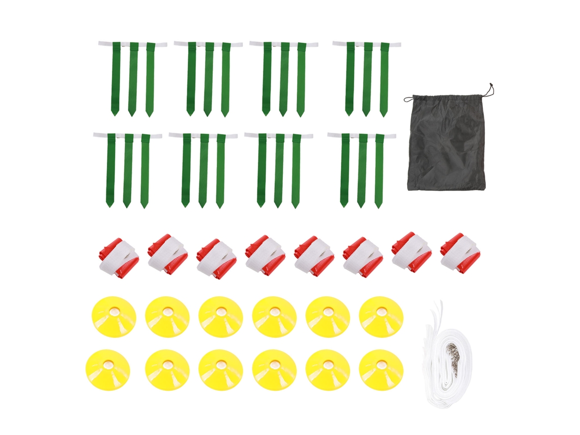 Conjunto de Futebol de Bandeira com Cintos e Bandeiras para Crianças, Adolescentes e Adultos S/MARCA