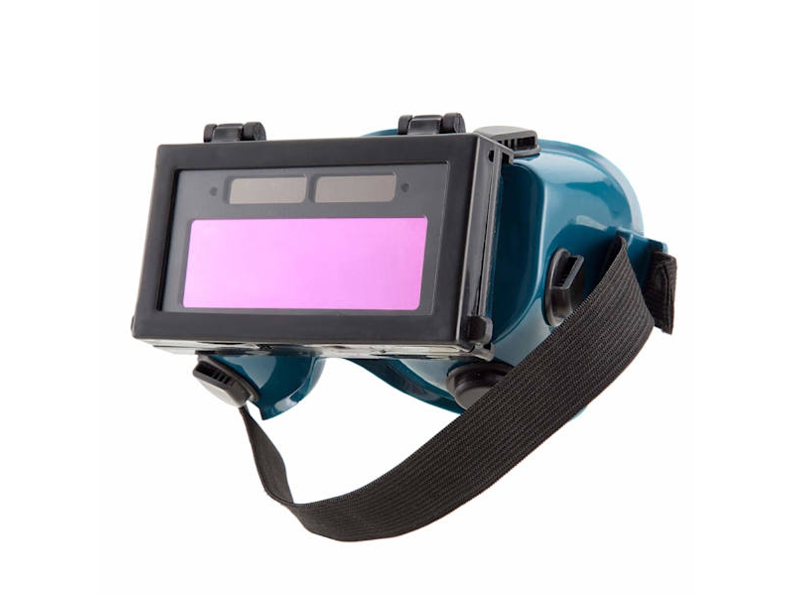 Óculos De Proteção Para Soldagem Com Máscara, Tela Lcd, Bateria Solar E Escurecimento Automático, Com Alça(verde)