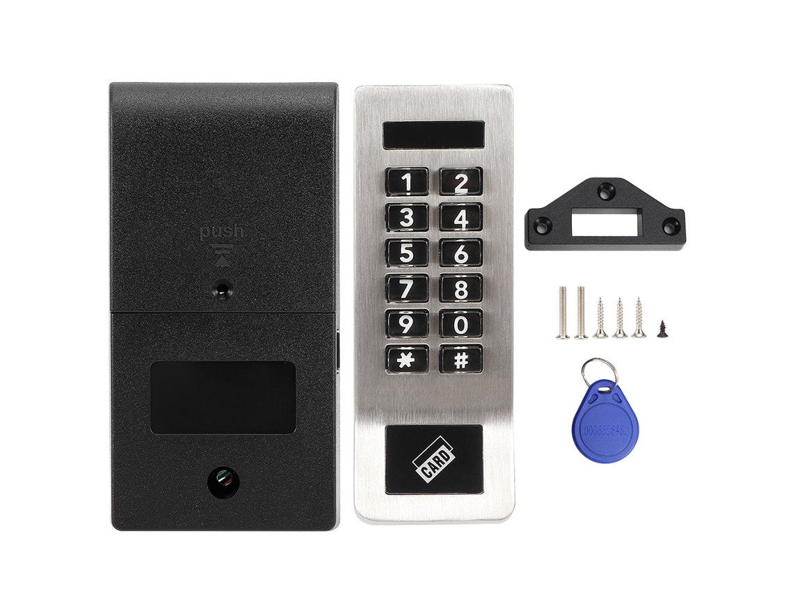 Trava Eletrônica Primerox Codificada com Teclado Digital para Armário Sauna Segurança Residencial