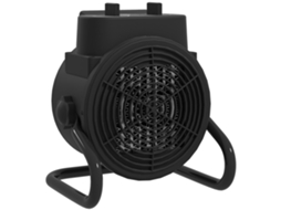 Aquecedor Elétrico S/MARCA ajustável com 3 modos, 21,5x15,8x22cm, preto