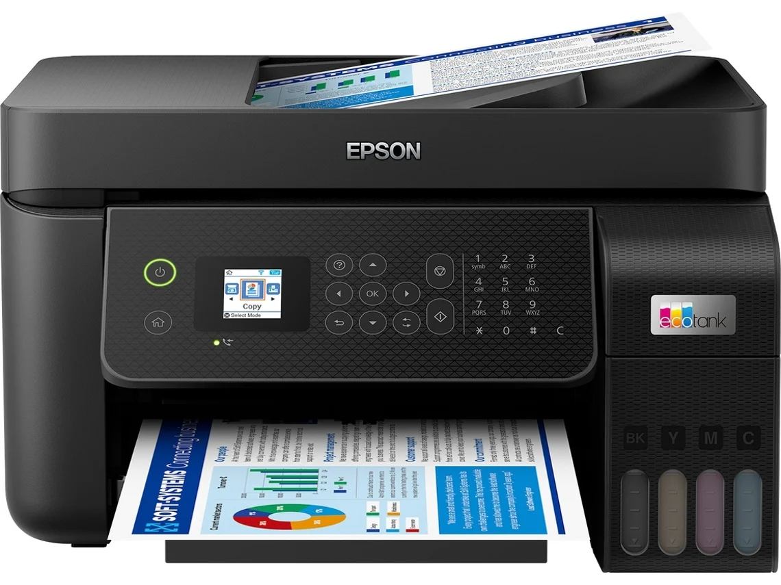 Impressora EPSON EcoTank ET-4800 (Jato de Tinta - Wi-Fi)