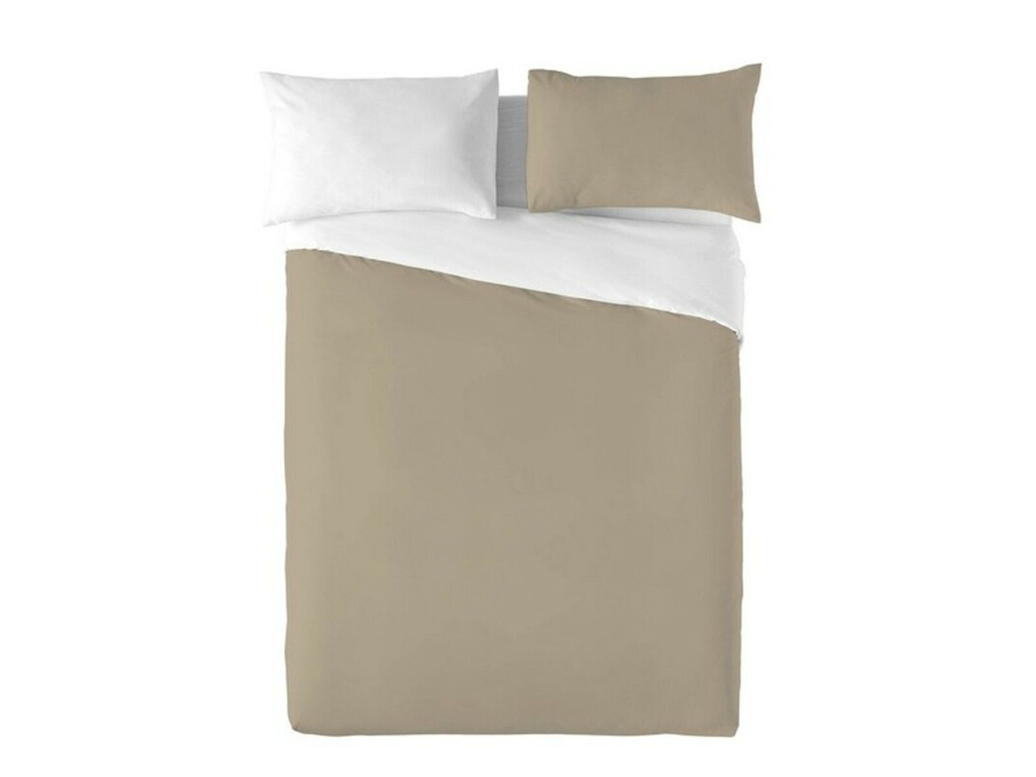 Capa nórdica Naturals Branco (Cama de 135) (220x270 cm)