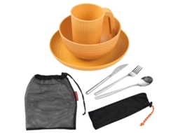 Kit de Utensílios de Camping Portátil para 1