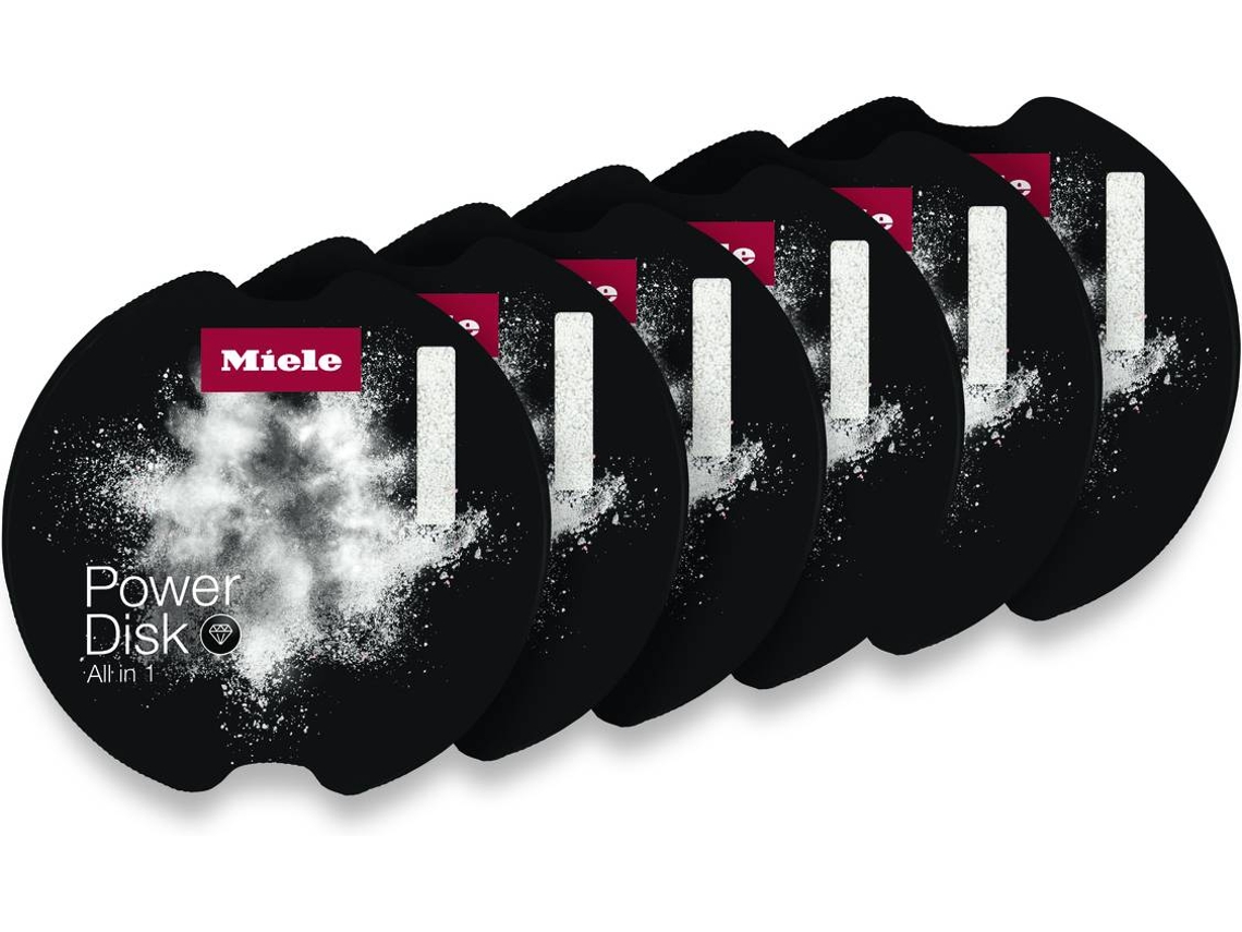 Conjunto Detergentes MIELE para Máquina de Lavar Loiça PowerDisk All in 1 (6 unidades)