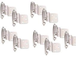 Dobradiças De Encaixe Deslocadas 3/8" Com Fechamento Automático Em