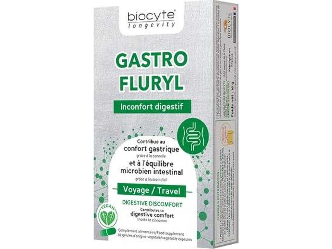 Suplemento Alimentar BIOCYTE Gastrofluril (30 cápsulas)