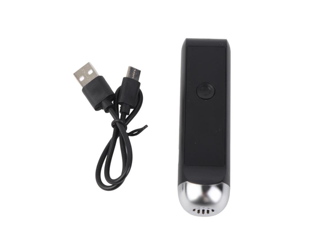 Testador de Álcool Portátil com LCD, Bafômetro USB Recarregável, Alta Precisão, Sensor Inteligente e Design Compacto | S/MARCA