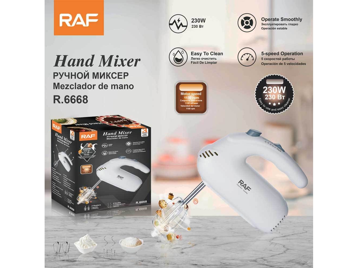Batedor de Ovos Elétrico Portátil Doméstico Padrão Europeu Mini Batedeira Batedor de Ovos para Fazer Bolos MDUG