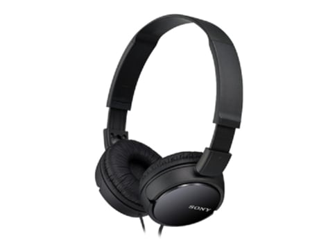Auscultadores com fio SONY MDRZX110B em Preto — Com fio