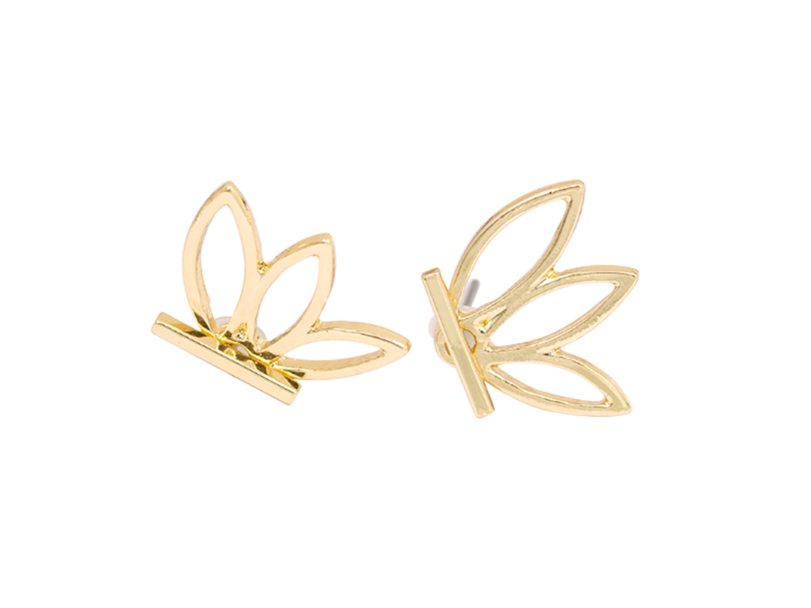 Brincos De Ouro Para Mulheres Acessório Decorativo Moda