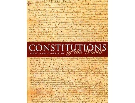 Livro Constitutions of the World de Robert L Maddex (Inglês)