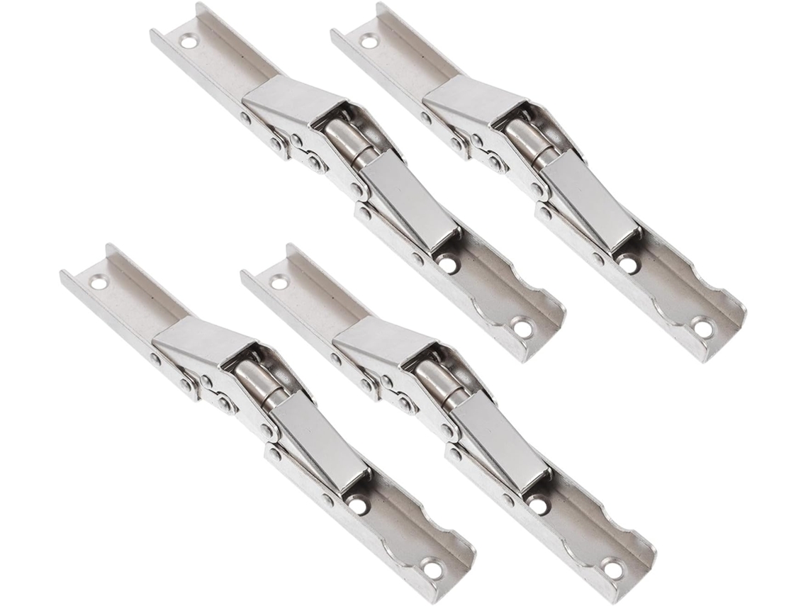 Conjunto De 4 Dobradiças Dobráveis Autotravantes 90 Graus Em Metal