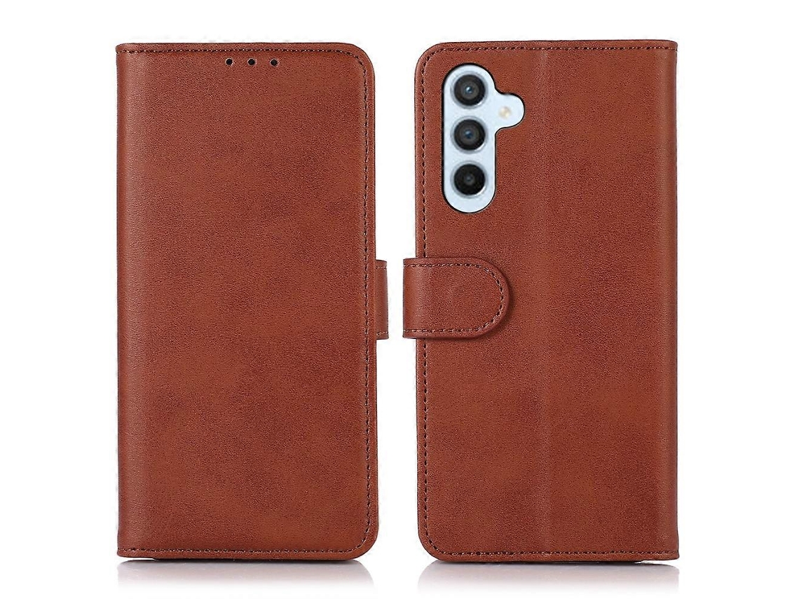 Capa De Celular Em Couro Com Textura De Vaca Para Samsung Galaxy A05s 4g