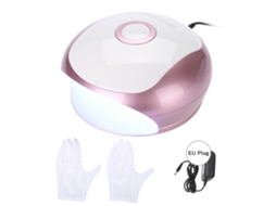 Lâmpada De Unhas Uv Led 48w Secador De Gel Com Fonte De Luz Dupla E Sensing Inteligente Branco