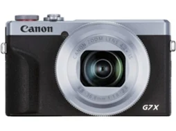 Máquina Fotográfica Compacta CANON  Powershot G7X Mark III Silver (Prateado - 20.1 MP - ISO: 125 a 12800 - Zoom Ótico: 4.2 x)