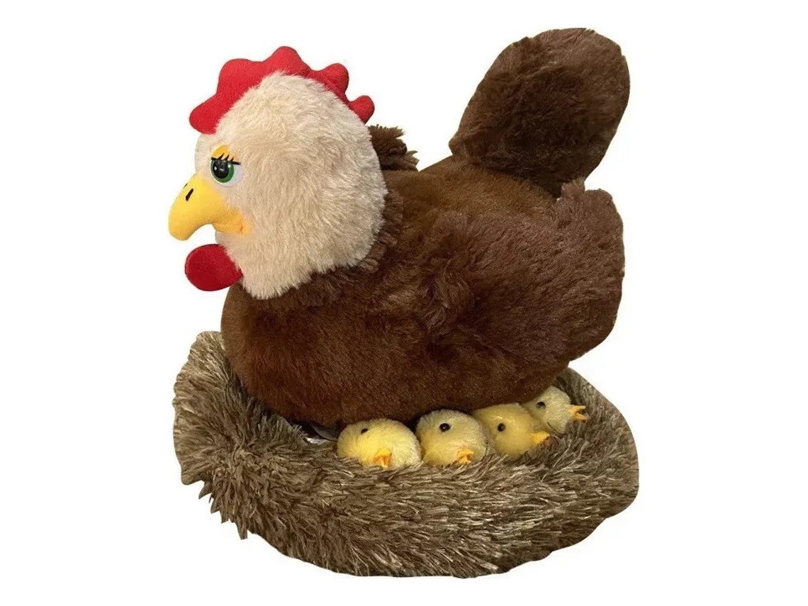 Lurelia Ninhada De Pintinhos, Galinha Com Boneca Em Peluche Animal, Para Coleção