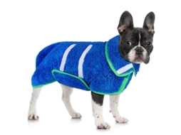 Toalha de Banho para Cães de Secagem Rápida, Superabsorvente para Cães de Pequeno a Médio Porte, M Verde. PANOONA