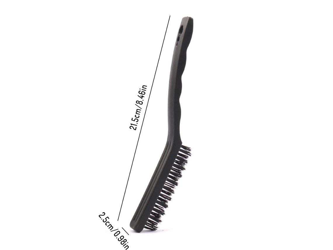Laxiscreed Escova De Arame De Aço 9'' Para Limpeza De Solda, Ferrugem E Poeira