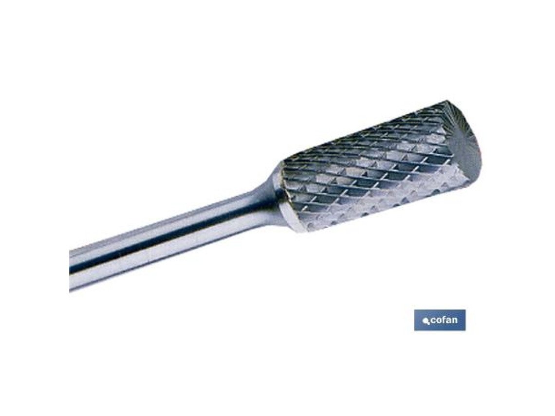 Fresa rotativa cilindrica sin corte 12mm.