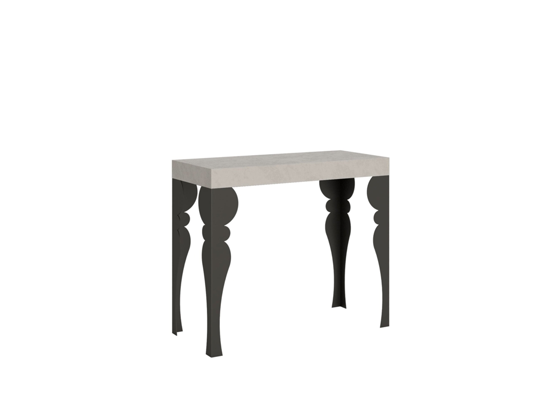 Mesa De Console Extensível Paxon Small Cashmere 90x40/196 Cm Itamoby