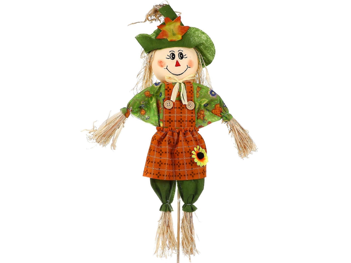 Rebe adorno de Espantapájaros para Jardín Divertido Y Duradero para Halloween Y Fiesta de Acción de Gracias 66,00x34,00x4,00cm Colores Variados