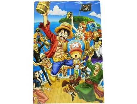Placa Decorativa Metálica One Piece FRIKIVERSO