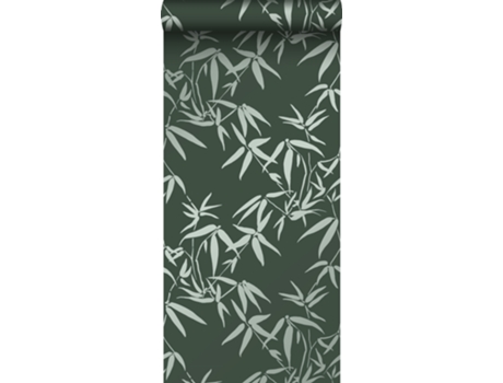 Papel de Parede ORIGIN WALLCOVERINGS (0,53 x 10,05 m - Tecido - Verde)