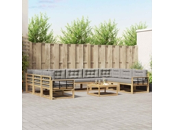 Vidaxl Conjunto De Sofás Para Exterior 10 Unid.