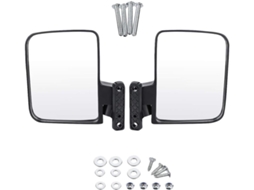 Kit Com 1 Espelho De Golfe Profissional Durável Na Cor Preta, Em Pp, Com Ângulo Amplo.
