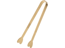 Pinça De Açúcar Em Aço Inoxidável Com Detalhes Titânio Dourado, Pequena, Multifuncional E Leve, Ideal Para Servir