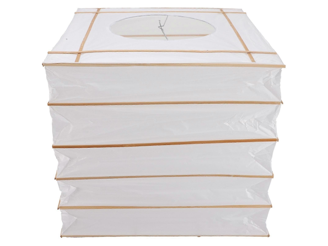 Pantalla de papel plegable, cuadrada, papel Aquaforge