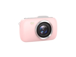 Câmera Digital 4k 64mp - Câmera De Vlog Para Crianças E Iniciantes | Câmera Compacta Com Zoom De 18x (rosa)