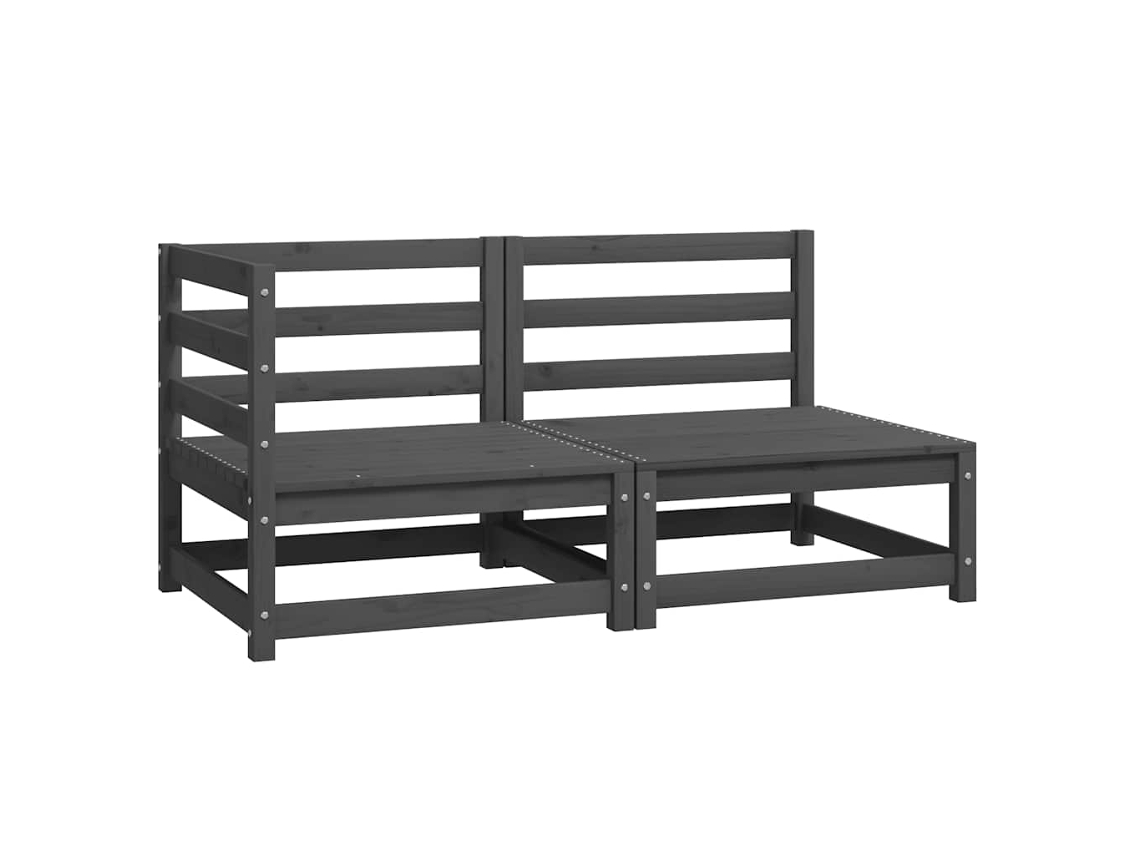 Garden Lounge Set, Garden Lounge Sets Vidaxl Cinzeto Madeira De Pinho (n/a)