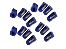 Apontador De Lápis De Carpinteiro Octogonal, Quadrado, Oval, Manual, Azul Escuro, 15 Peças Aquaforge
