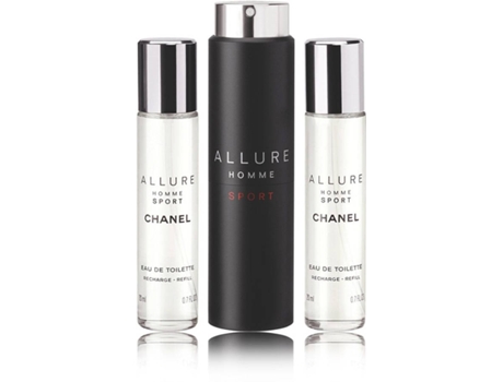 Perfume Homem Allure Homme Sport  EDT - 3 x 20 ml