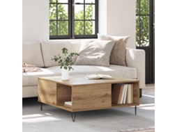 Vidaxl Mesa De Centro Carvalho Artesanal 80 X 80 X 36,5 Cm