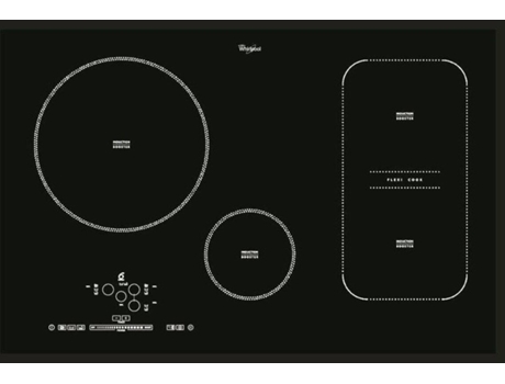 Placa de Indução WHIRLPOOL ACM 849 BA (Elétrica - 77 cm - Preto) — Elétrica de Indução | Largura: 77 cm