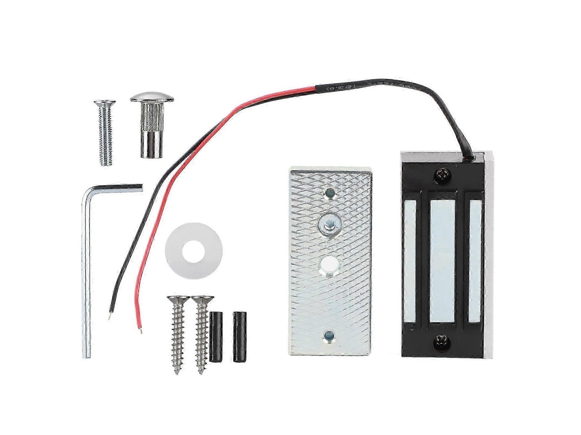 Mini Fechadura Eletromagnética De 24 V, Força De Retenção De 60 Kg, Travamento Elétrico Aquaforge