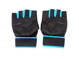 Luvas De Meio Dedo Para Esportes Ao Ar Livre Ciclismo Motociclismo Musculação (azul)