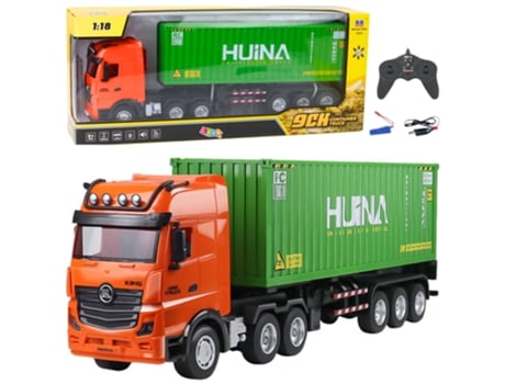 Caminhão Rc Com Controle Remoto Para Container Huina Green 118
