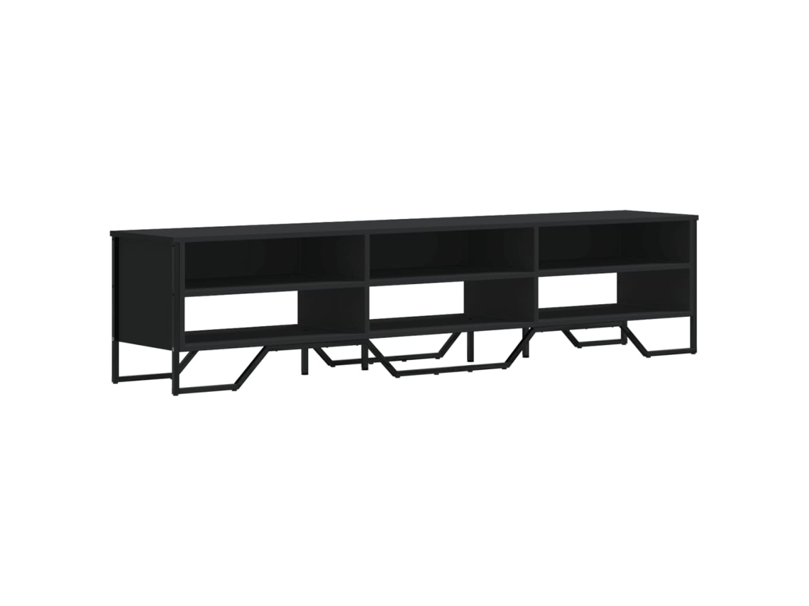 Móvel de Tv 180x34x41 Cm Derivados de Madeira Preto MAISON EXCLUSIVE