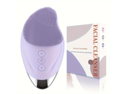 Escova Facial Elétrica Aquecedora de Olhos Massagem de Limpeza Adaptável, Silicone Usb Portátil para Banho. STELASPLEN