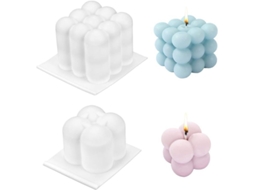 Moldes de Velas Nova Line em Silicone 3D para Velas, Sabonetes e Bolos