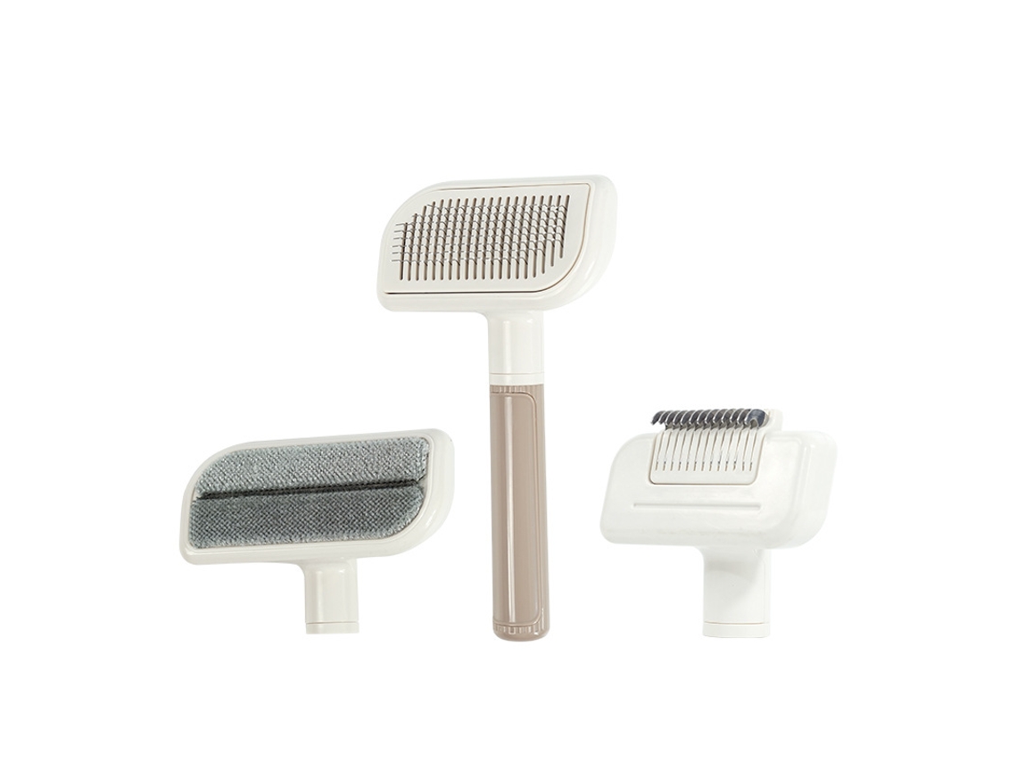 Peigneing Nettoyage Multifonction 3 Em 1 Com Restos De Têtes De Brosse - Kit D'élimination Des Poils D'animaux