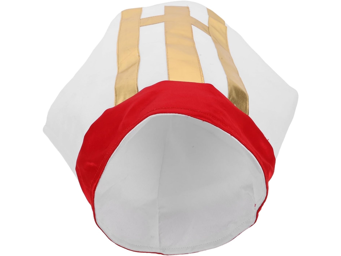 Chapéu Clerical De Halloween, Leve, Para Fantasia De Cardeal, Acessório De Cabeça Para Adultos E Confortável.